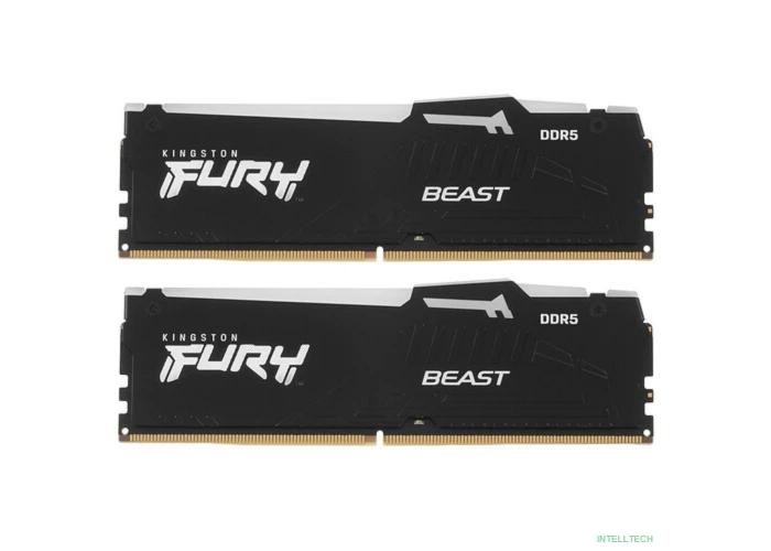 Kingston 16GB 6000MT/s DDR5 CL30 DIMM (Kit of 2) FURY Beast RGB EXPO KF560C30BBEAK2-16
