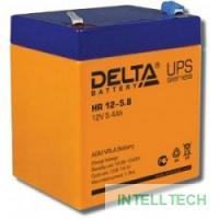 Delta HR 12-5.8 (5.8 А\ч, 12В) свинцово- кислотный аккумулятор  