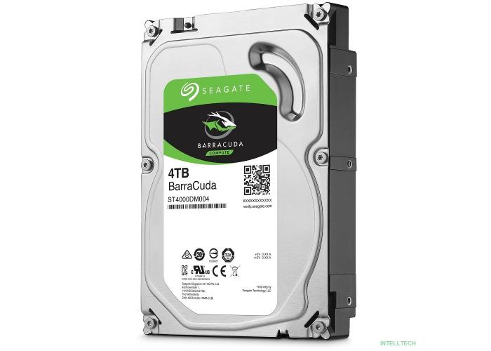 4TB Seagate BarraCuda (ST4000DM004) {Serial ATA III, 5400 rpm, 256mb buffer}