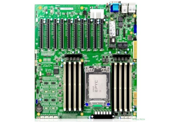 MB Gooxi G2SERO-B-PK2,  1xSP3 AMD EPYC 7001/7002/7003, 16xDDR4 ECC REG, 2xSFF8643, 6* PCI-E 4.0 x8, 4* PCI-E 4.0 x16, M.2 PCIe x4 2280, 2x1GbE LAN i350, IPMI, VGA, COM, 2*USB 3.0, E-ATX