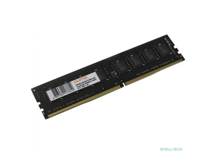 QUMO DDR4 DIMM 4GB QUM4U-4G2666C19 PC4-21300, 2666MHz OEM/RTL