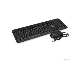 Exegate EX298903RUS Комплект ExeGate Professional Standard Combo MK150 (клавиатура мультимедийная влагозащищенная 116кл. + мышь оптическая 1200dpi, 3 кнопки и колесо прокрутки, длина кабелей 1,5м; USB