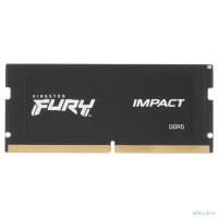 Память оперативная/ Kingston 16GB 4800MT/s DDR5 CL38 SODIMM FURY Impact PnP KF548S38IB-16