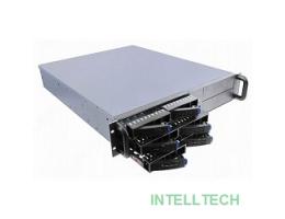 Procase ES206S-SATA3-B-0 {2U 6 SATAII/SAS hotswap HDD, глубина 550мм, MB 12"x10.5", без Б/П,черный}