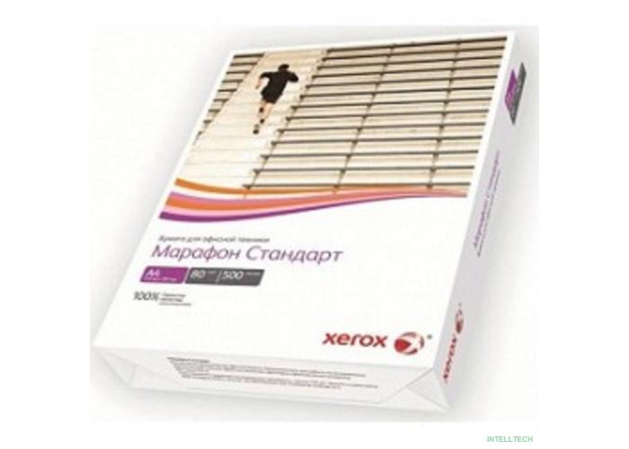 XEROX 450L90649 Бумага Марафон Стандарт А4, 80 г/м, 500 л., 146 CIE, C (отпускается коробками по 5 пачек в коробке)