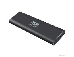 AgeStar 3UBNF5C (BLACK) USB 3.1 Type-C  Внешний корпус M.2 NGFF (B-key)  AgeStar 3UBNF5C (BLACK), алюминий, черный