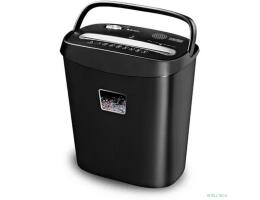 Cactus Шредер CS-SH-P4 черный (секр.P-4)/фрагменты/8лист./15лтр./скрепки/скобы/пл.карты