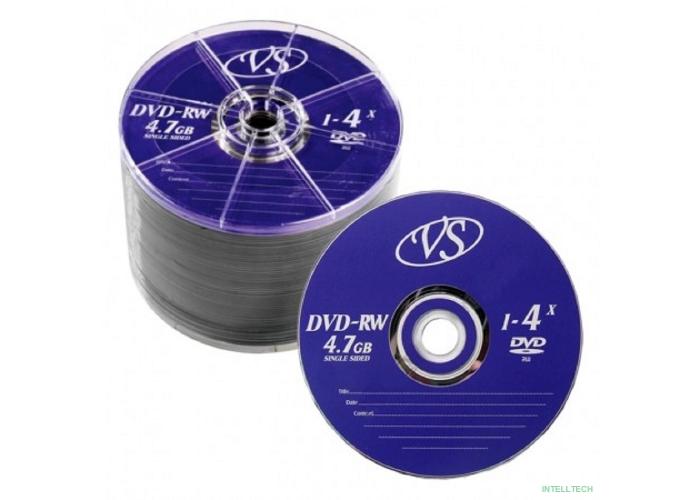 Диски VS DVD-RW 4,7 GB 4x Bulk/50 (620724)