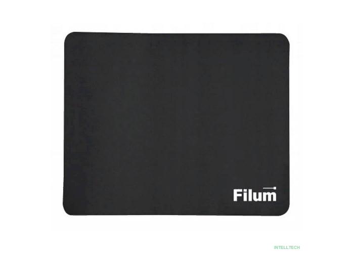 Filum FL-MP-S-BK-1 Коврик для мыши черный, 250*200*1 мм., ткань+резина.