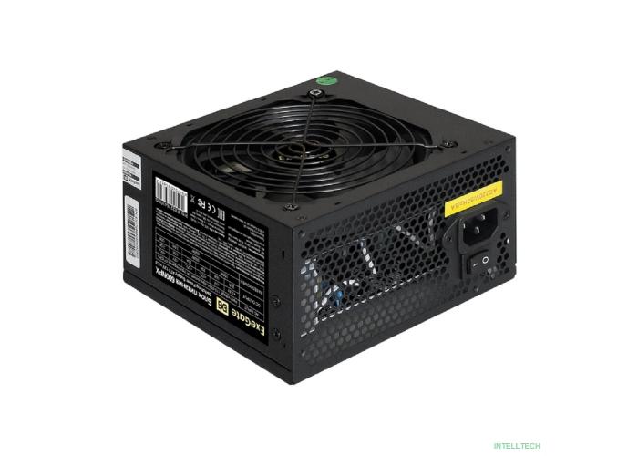 Exegate EX221643RUS Блок питания 600W ATX-600NPX OEM, black, 12cm fan, 24+4pin, 6pin PCI-E, 3*SATA