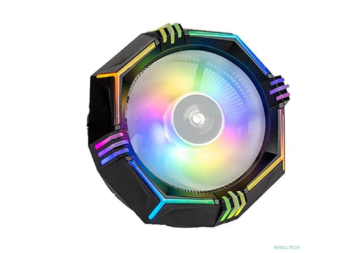 Кулер Eurocase C901 {FRGB LGA115X/1200/AM4/FM2/FM1/AM3+/AM3/AM2+/AM2 135mm fan, 1800rpm, 65Вт, 35.3CFM, 28dBA, 3-pin}