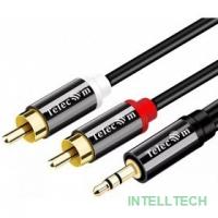 Telecom <TAV7183M-1.5M> Кабель соединит 3.5 Jack (M) - 2xRCA (M), 1.5м  PRO [7958820049682]