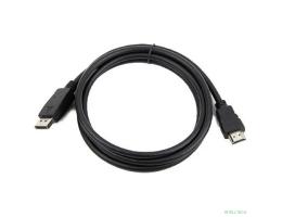 Filum Кабель Display port-HDMI 3 м., медь, черный, разъемы: Display port male- HDMI A male, пакет. [FL-C-DPM-HM-3M] (894193)