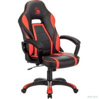 Кресло игровое A4Tech Bloody GC-350 черный/красный эко.кожа крестов. пластик черный (1392903)