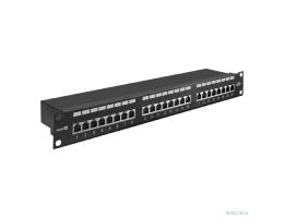 Exegate EX281083RUS Патч-панель FTP 19" 24 port кат.5e ExeGate  разъём KRONE&110 (dual IDC), 1U, RoHS, цвет черный