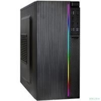 Exegate EX287884RUS ExeGate mEVO-9302-RGB-500W-12 (mATX, БП 500NPX с вент. 12см, 2*USB+1*USB3.0, HD аудио, черный с RGB подсветкой)