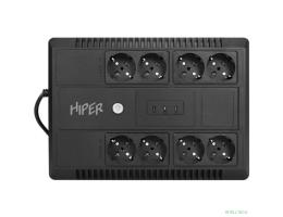 HIPER INLine LM-850: Линейно-интерактивный 850VA/480W Розетки: 8 CEE АКБ: Свинцово-кислотная, 12В / 9 Ач