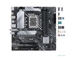 ASUS PRIME B660M-A WIFI D4 (Socket 1700, mATX, 4xDDR4(128GB), 2xHDMI 2.1/DP, 1xPCIe 4.0x16/2xPCIe 3.0x16, 1xLAN, Wi-Fi, BT, 4xSATA 6Gb/s, 2xM.2, 2xUSB 3.2, 4xUSB 2.0, 1xPS/2)