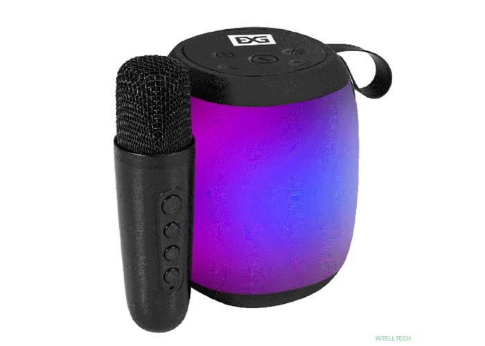 Exegate EX294944RUS Караоке-система Bro 310 (10Вт, 80-15000Гц, Bluetooth, Li-Ion, 1200mAh, FM 87.5MHz-108MHz, с поддержкой USB и TF/microSD карт,