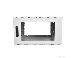ЦМО Шкаф телекоммуникационный настенный, 6U, 600x650 дверь стекло (ШРН-6.650) (1 коробка)