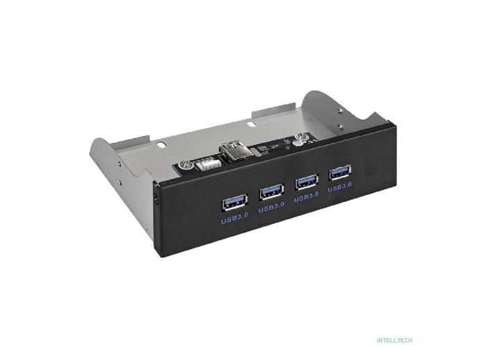 Exegate EX289290RUS Планка USB на переднюю панель ExeGate U5H-625, 5,25