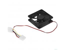 Gembird Вентилятор для корпуса 80x80x25mm, широкий разъем 4pin [FANCASE-4]
