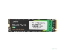 M.2 2280 1TB Apacer AS2280P4 Client SSD AP1TBAS2280P4-1 PCIe Gen3x4 with NVMe, 3000/2000, IOPS 215/390K, MTBF 1.5M, 3D TLC, 800TBW, 0,73DWPD, RTL (918253)