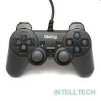 Dialog Action GP-A11, черный {Геймпад, вибрация, 12 кнопок, USB}