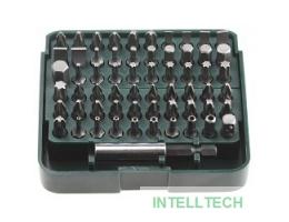 KRAFTOOL Набор Биты с адаптером в пластиковом боксе, Cr-V, 61 предмет [26140-H61]