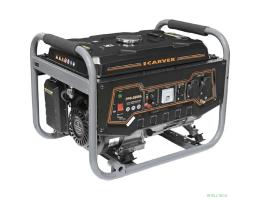Генератор CARVER PPG- 3600А бензин [01.020.00011] { (LT-168F-1, 2,5/2,8кВт, 220В, бак15л)(16шт/пал) }