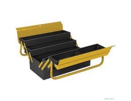 FIT IT Ящик для инструмента металлический с 4-мя раздвижными отделениями  420х200х200 мм [65679]