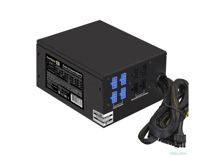 Exegate EX222114RUS Блок питания 900W ExeGate 900PPX (ATX, APFC, КПД 82% (80 PLUS), 14cm fan, 24pin, 2x(4+4)pin, PCIe, 5xSATA, 4xIDE, Cable Management, RTL, black)