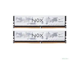 Оперативная память Apacer  DDR5  32GB  6000MHz DIMM NOX RGB White Gaming Memory CL38 1.35V Kit (2x16GB) (Retail) 2048*8  Heat Sink (Retail) 3 years (AH5U32G60C622MWAA-2)