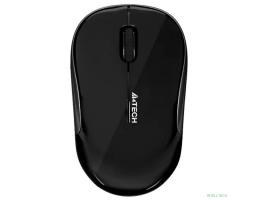 Мышь беспроводная A4Tech G3-300NS black (оптическая,  silent, USB, 2but, 1200dpi)(G3-300NS
