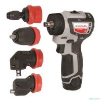 ИНТЕРСКОЛ ДА-10/12В 36 КомбиМАКС бесщеточная аккум. дрель-шуруп [687.2.2.79] { Li-ion, кейс, 2 аккум., 2Ач, 4 насадки }