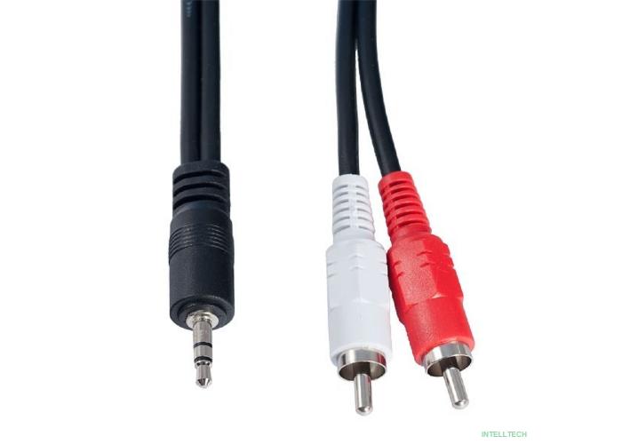 PERFEO Кабель Jack 3.5 мм вилка - 2xRCA вилка, длина 5 м. (J2005)
