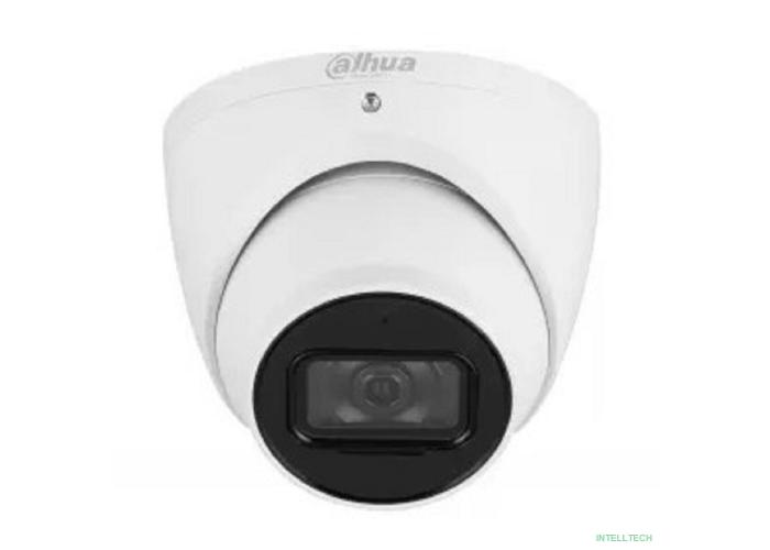 DAHUA DH-IPC-HDW3241EMP-S-0280B-S2 Уличная турельная IP-видеокамера 2Мп, 1/2.8” CMOS, объектив 2.8мм, видеоаналитика, микрофон, ИК 50м, IP67, металл