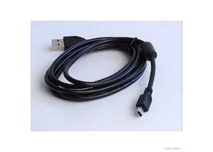 Gembird PRO CCF-USB2-AM5P-6 USB 2.0 кабель для соед. 1.8м  А-miniB (5 pin)  позол.конт., фер.кол. 
