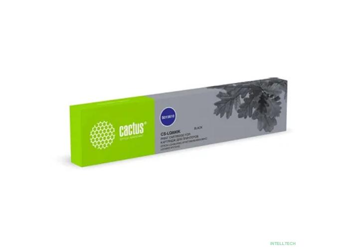 Картридж матричный Cactus CS-LQ690K S015610 черный для Epson LQ-690/690C/675KT/680K/690K/695C/LQ106KF/VP-F2000
