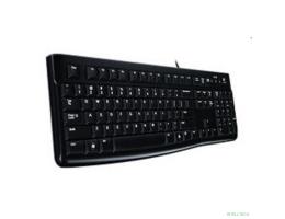920-002506 Logitech Клавиатура K120 Black USB EER оригинальная заводская гравировка RU/LAT
