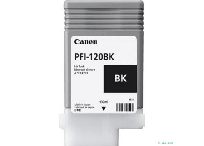 Canon PFI-120BK 2885C001  Картридж для  TM-200/TM-205/TM-300/TM-305, 130 мл. чёрный 