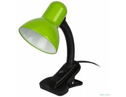 ЭРА Б0058670 Настольный светильник N-212-Е27-40W-GR на прищепке зелёный 