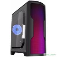 Gamemax G562 Matrix ATX case, black, w/o PSU, w/1xUSB3.0+2xUSB2.0, w/1x12cm 32xLeds Blue LED rear fan