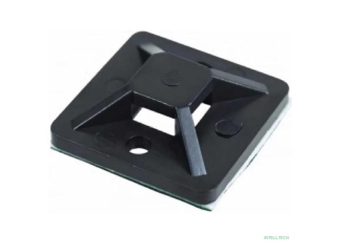 Rexant (07-2021) Площадка самоклеящаяся 20х20 мм, черная (100 шт/уп)