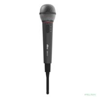 RITMIX RWM-101 black { 85 дБ, максимальная девиация: ± 30 КГц, переключатель вкл./выкл., 3 pin XLR - Jack 6.3 mm, 3 м, питание микрофона: 1,5 В (постоянный ток DC, батарейки АА)}