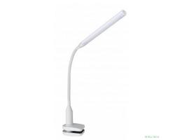 Camelion KD-793  C01 белый  LED ((Свет-к настол.,6 Вт,зажим-струбцина,230В,сенс.вкл-е,4 ур.ярк,4000К)