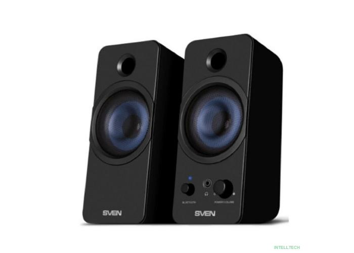 АС SVEN 431, чёрный, USB, акустическая система 2.0, мощность 2x3 Вт(RMS), Bluetooth