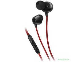 Наушники внутриканальные с микрофоном SVEN E-292M, черн-красн, пульт