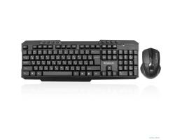 Defender Клавиатура + мышь Jakarta C-805 RU Беспроводной набор, черный, полноразмерный [45805/45804]