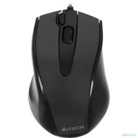 A-4Tech Мышь N-500F V-TRACK (серый глянец/черный) USB, 3+1 кл.-кн.,провод.мышь [641866]